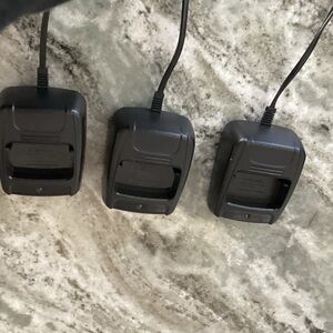 Set of Three Black Chargers